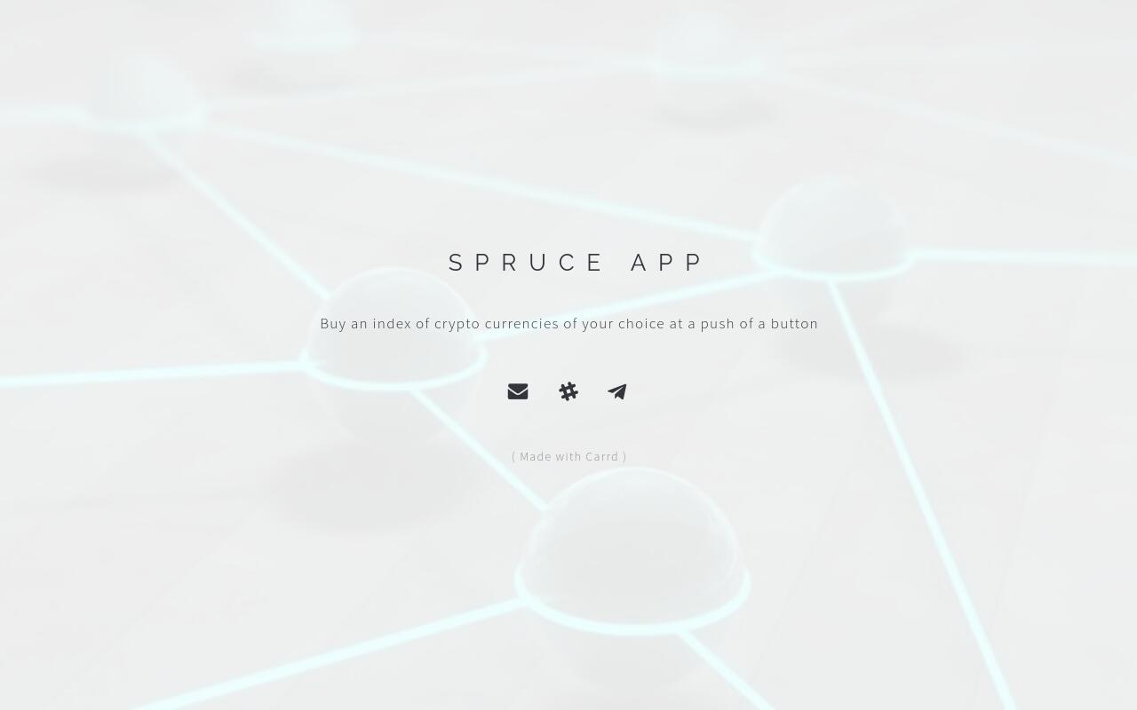 Carrd profile picture for @spruce